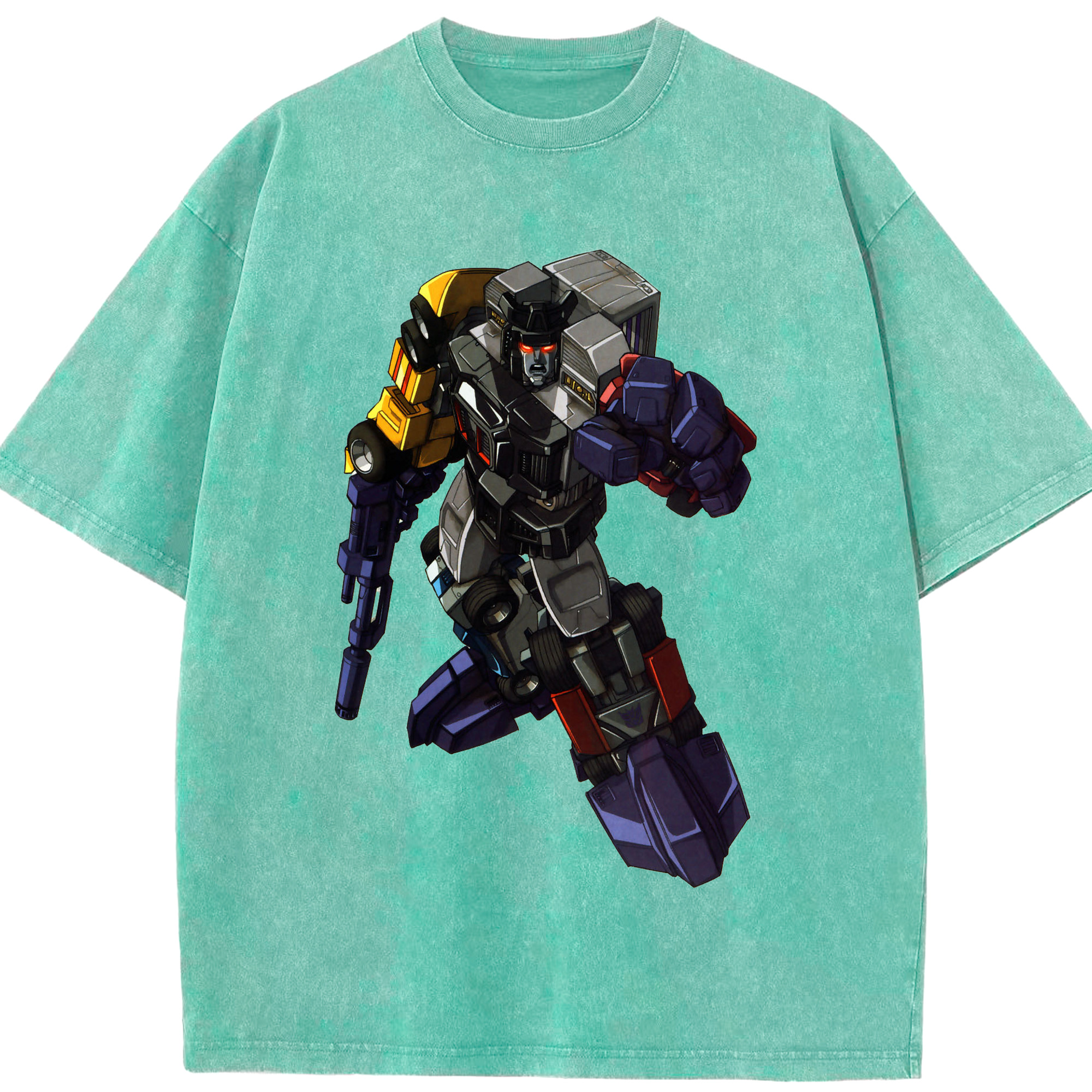 （画像用）  綿100% ヴィンテージ風 半袖Tシャツ（フロントプリント）